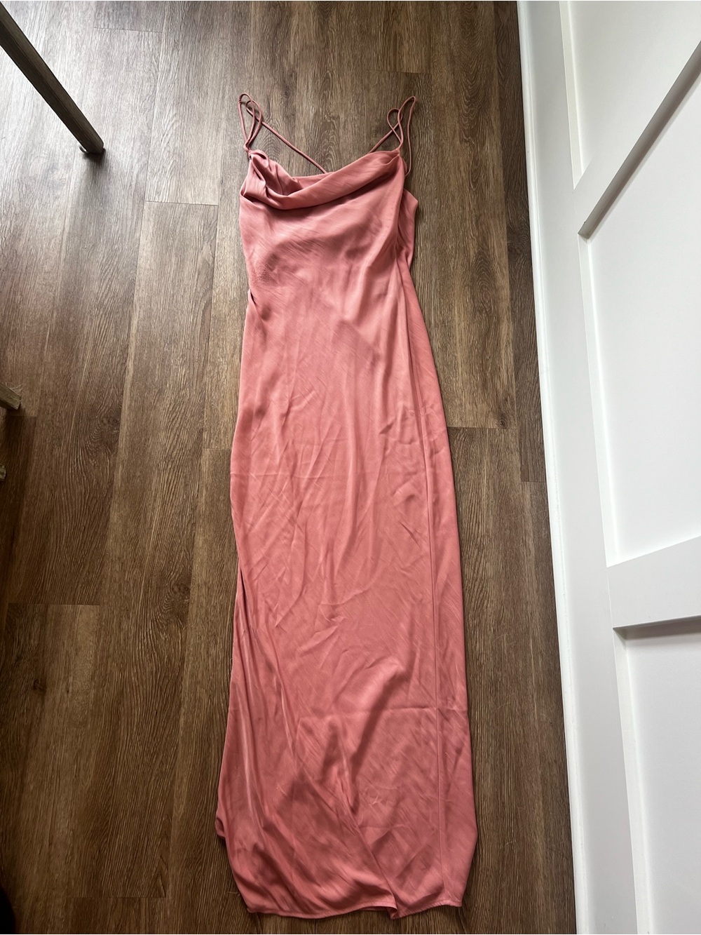 Michael Costello Rose Slip Maxi Dress
